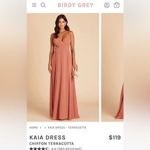Birdy Grey Kaia bridesmaid dress in terracotta